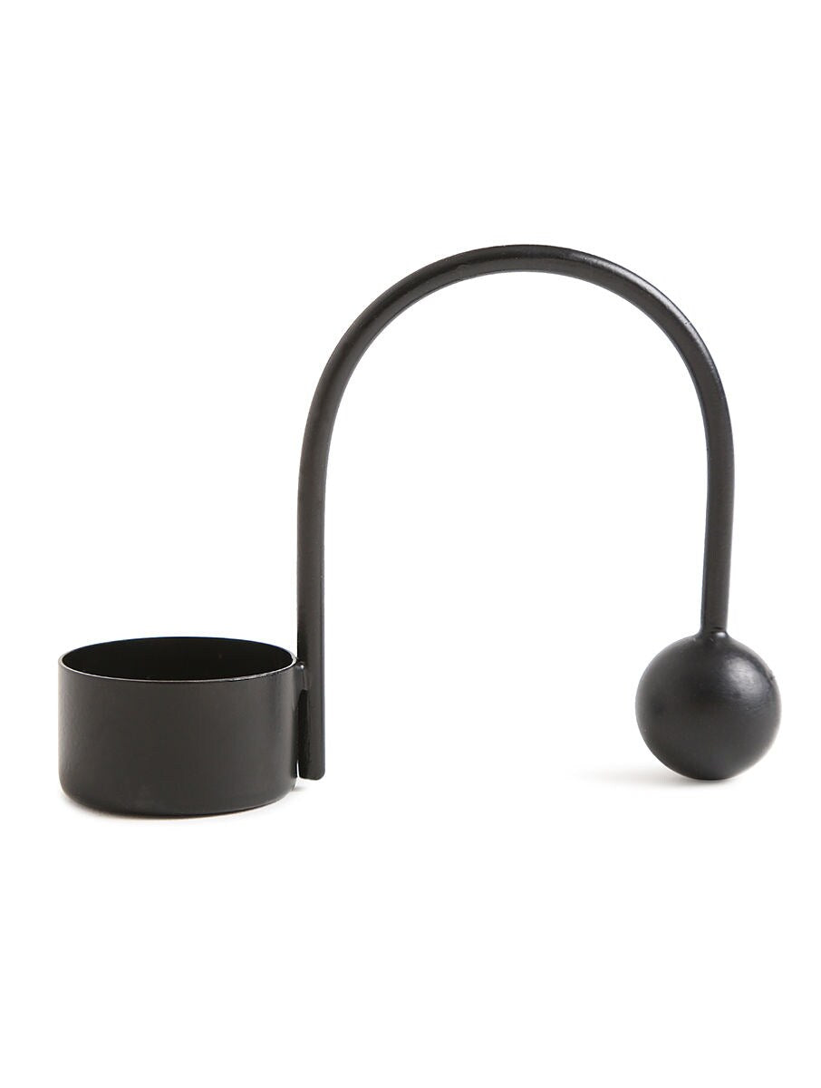 Modern Arched Dual Taper Candle Holder - Set Of 2