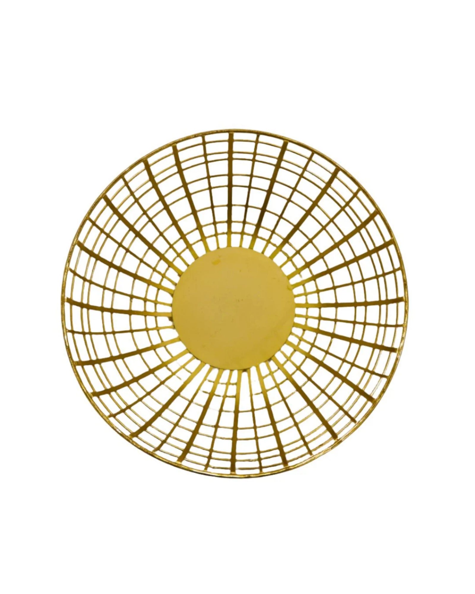 Modern Gold Wire Fruit Basket