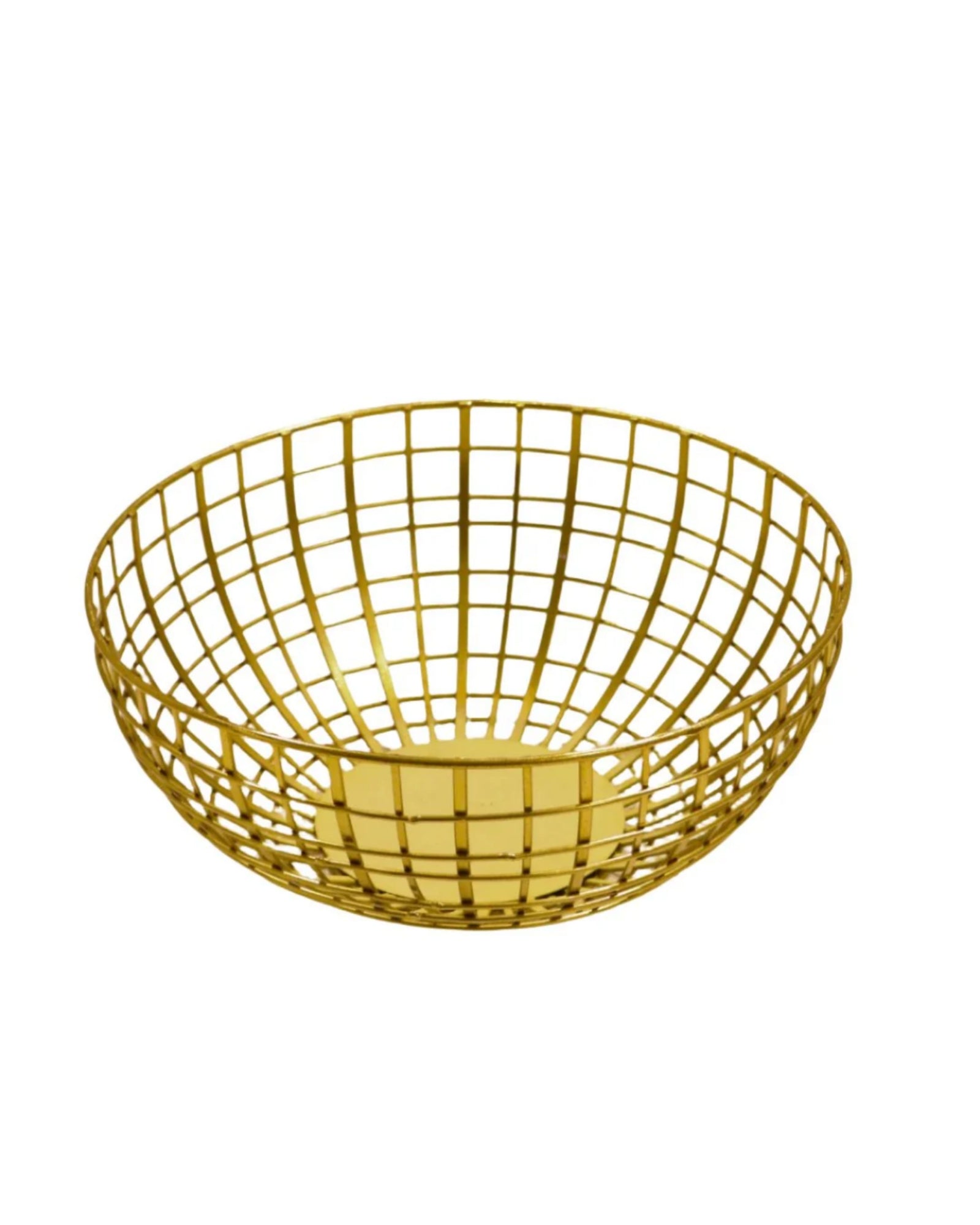 Modern Gold Wire Fruit Basket