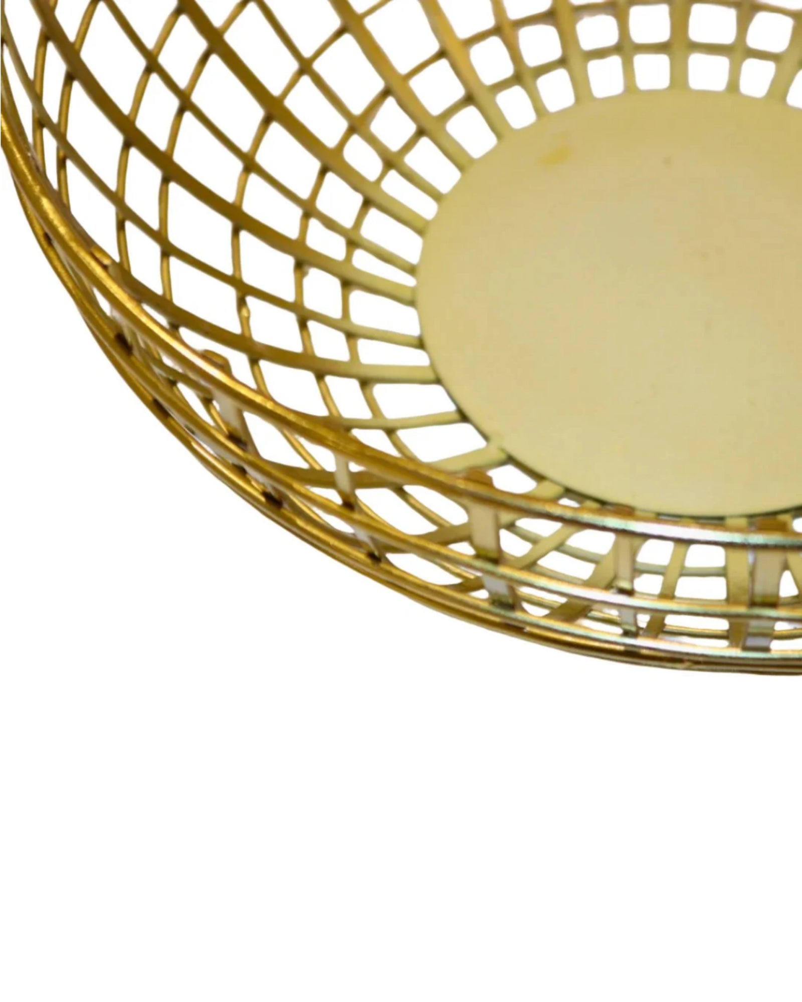 Modern Gold Wire Fruit Basket
