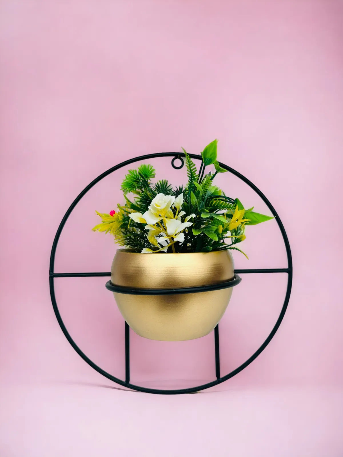 Wall-Mounted Metal Planter