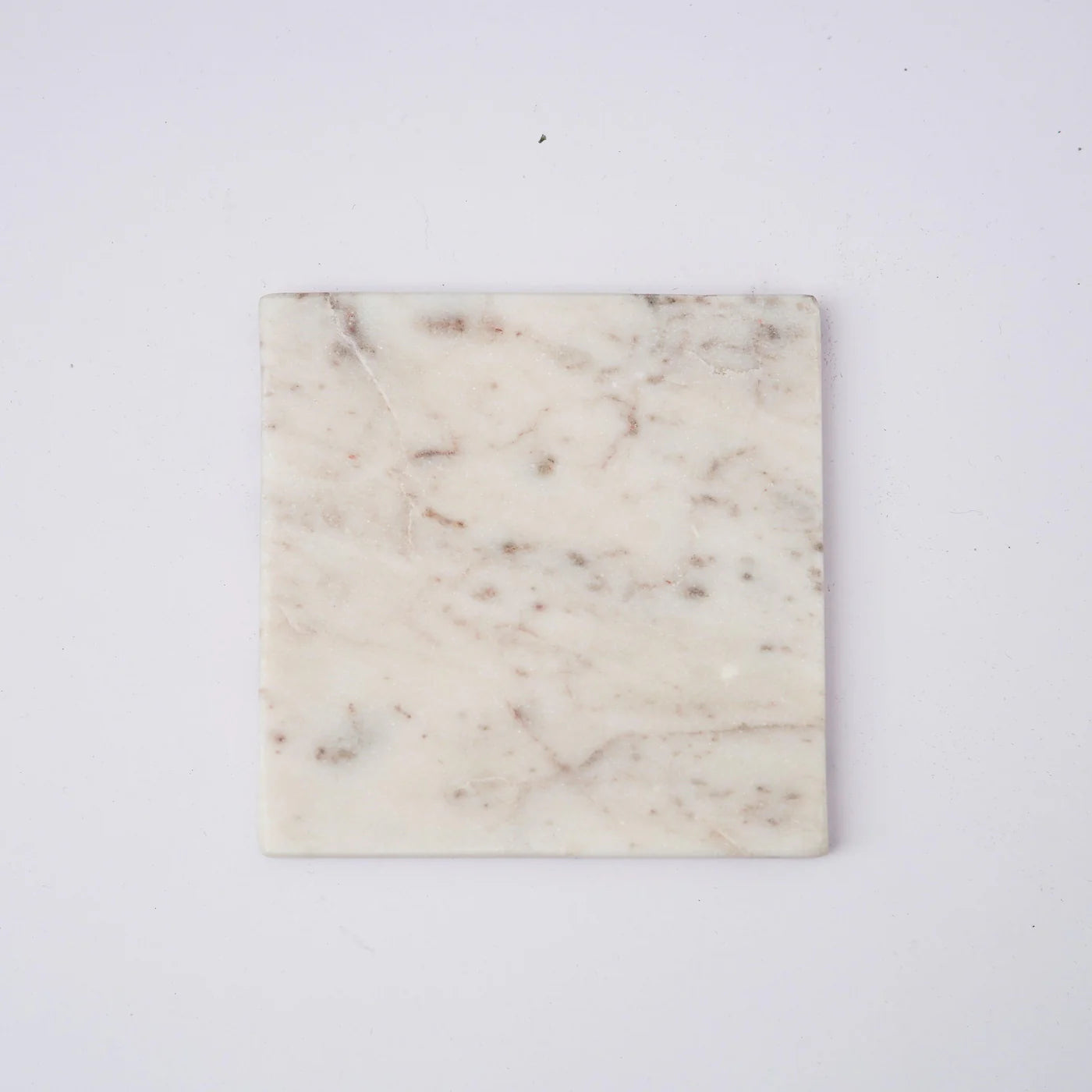 Square Marble Coasters – Set of 4