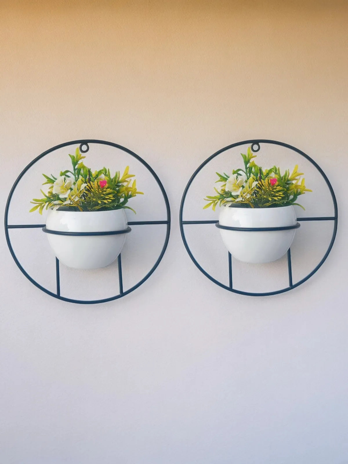 Wall-Mounted Metal Planter