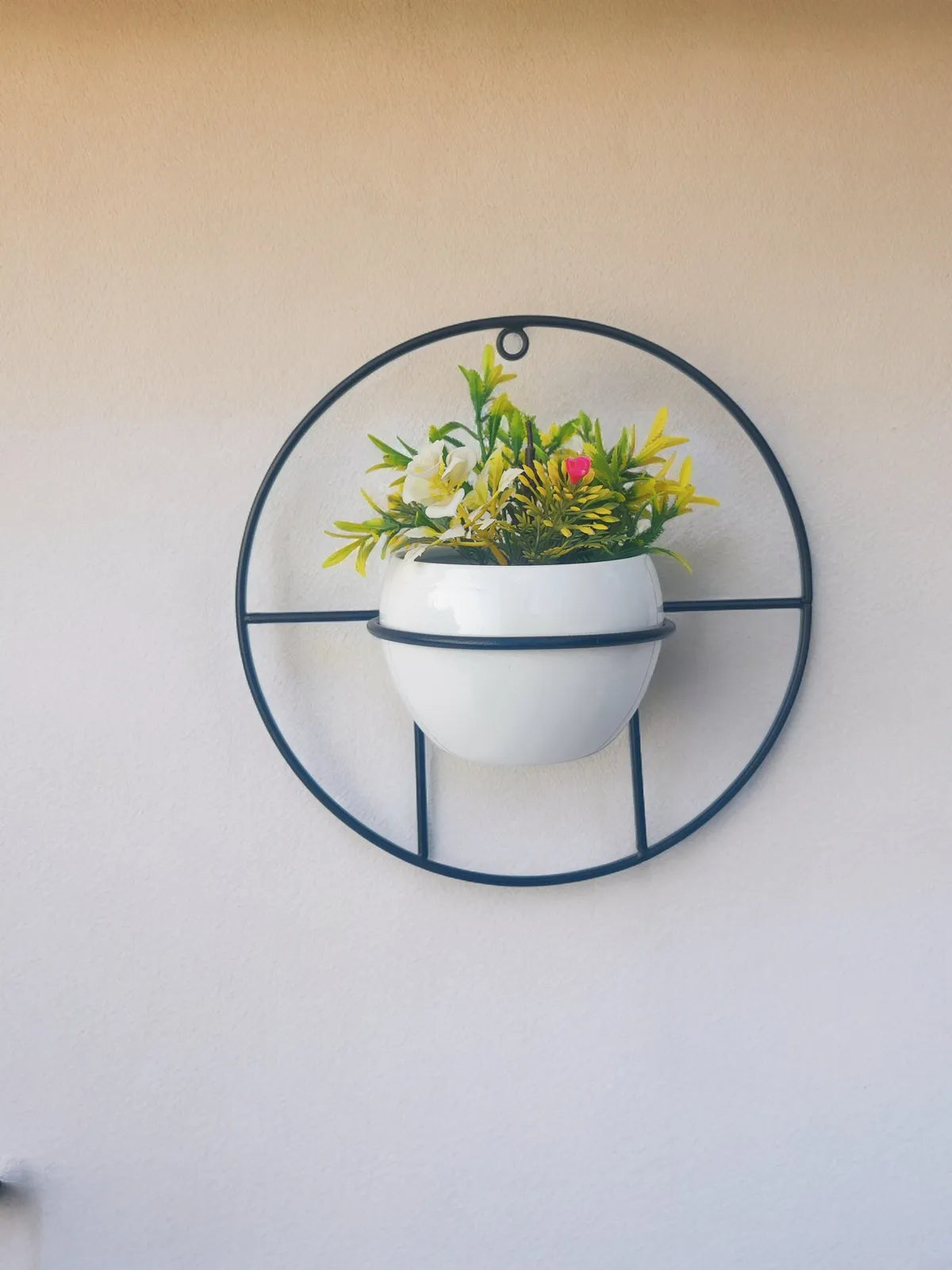 Wall-Mounted Metal Planter