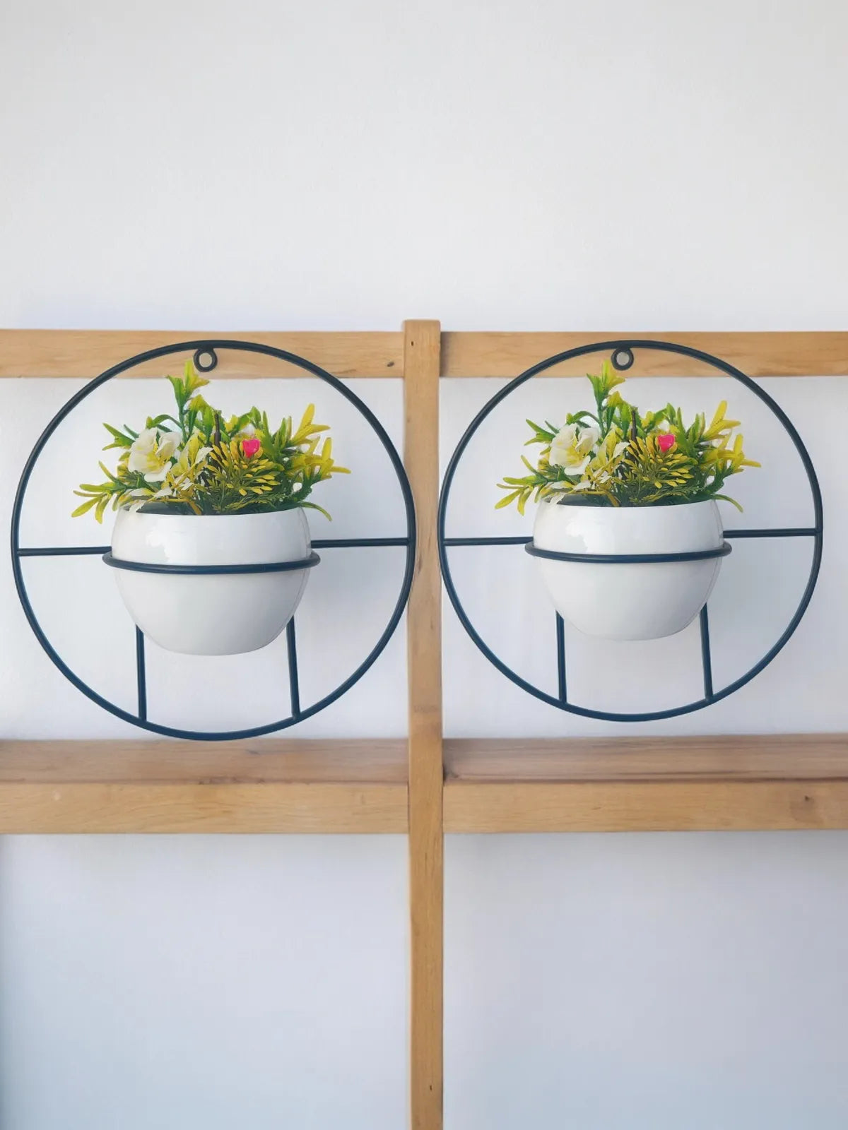 Wall-Mounted Metal Planter
