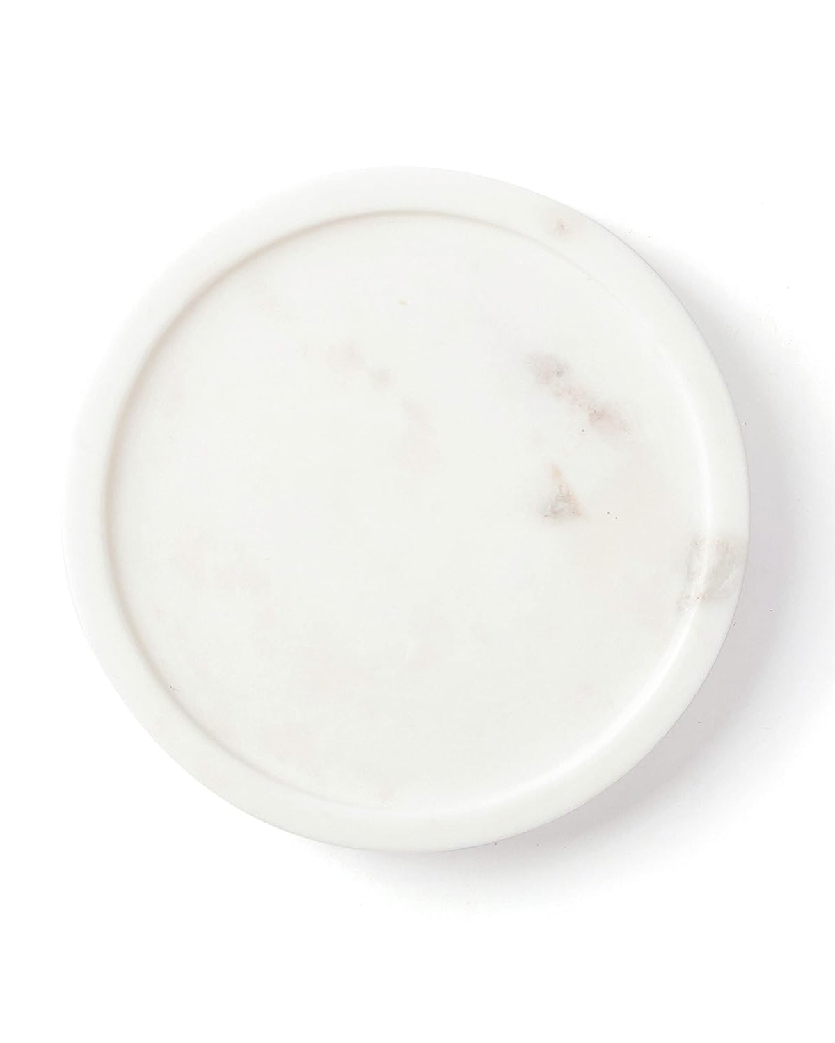 White Marble Round Platter
