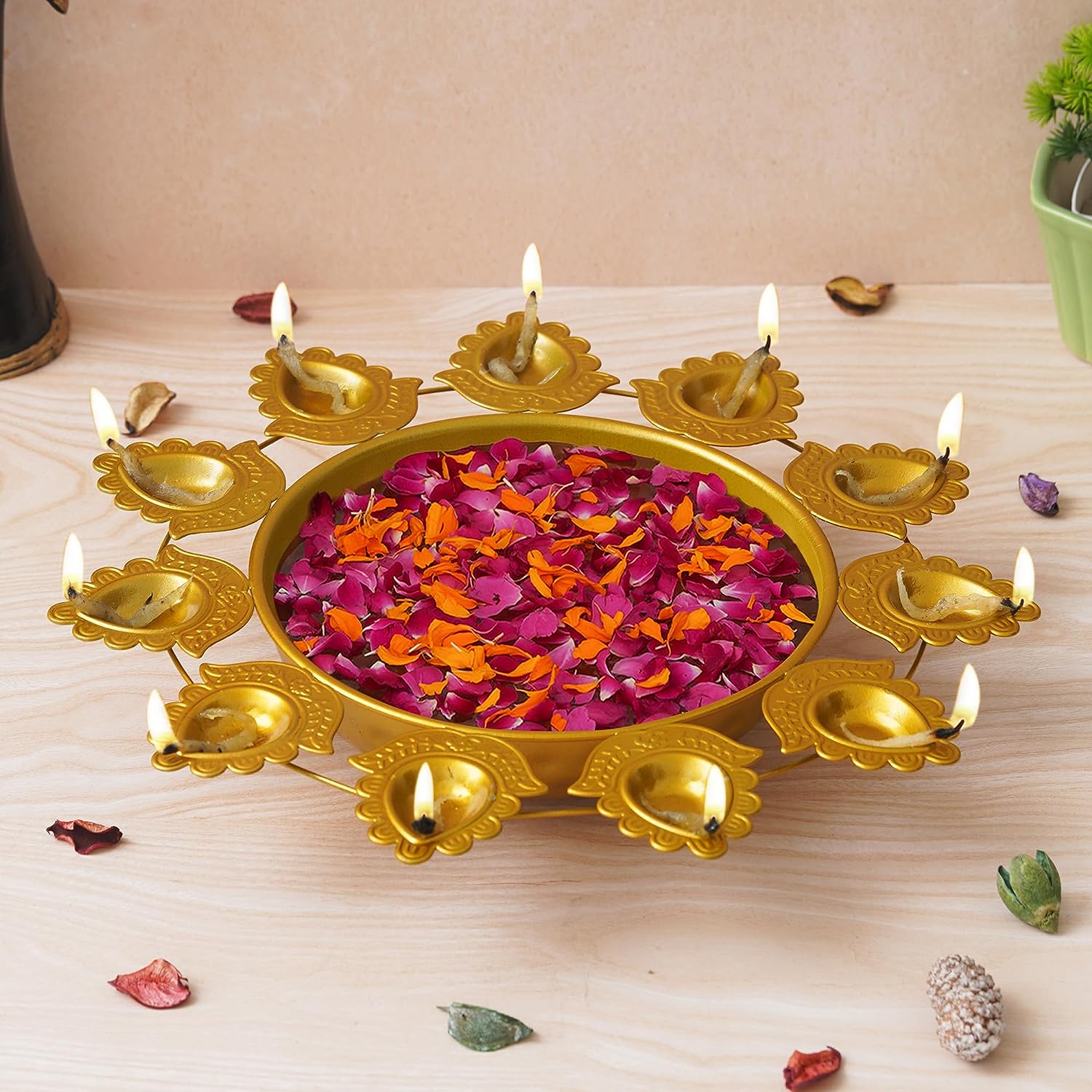 Golden Decorative Urli Bowl