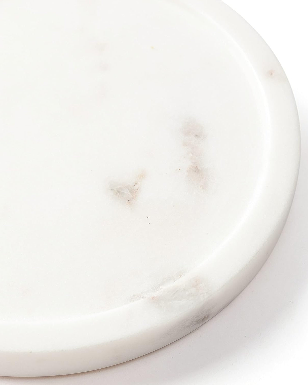 White Marble Round Platter